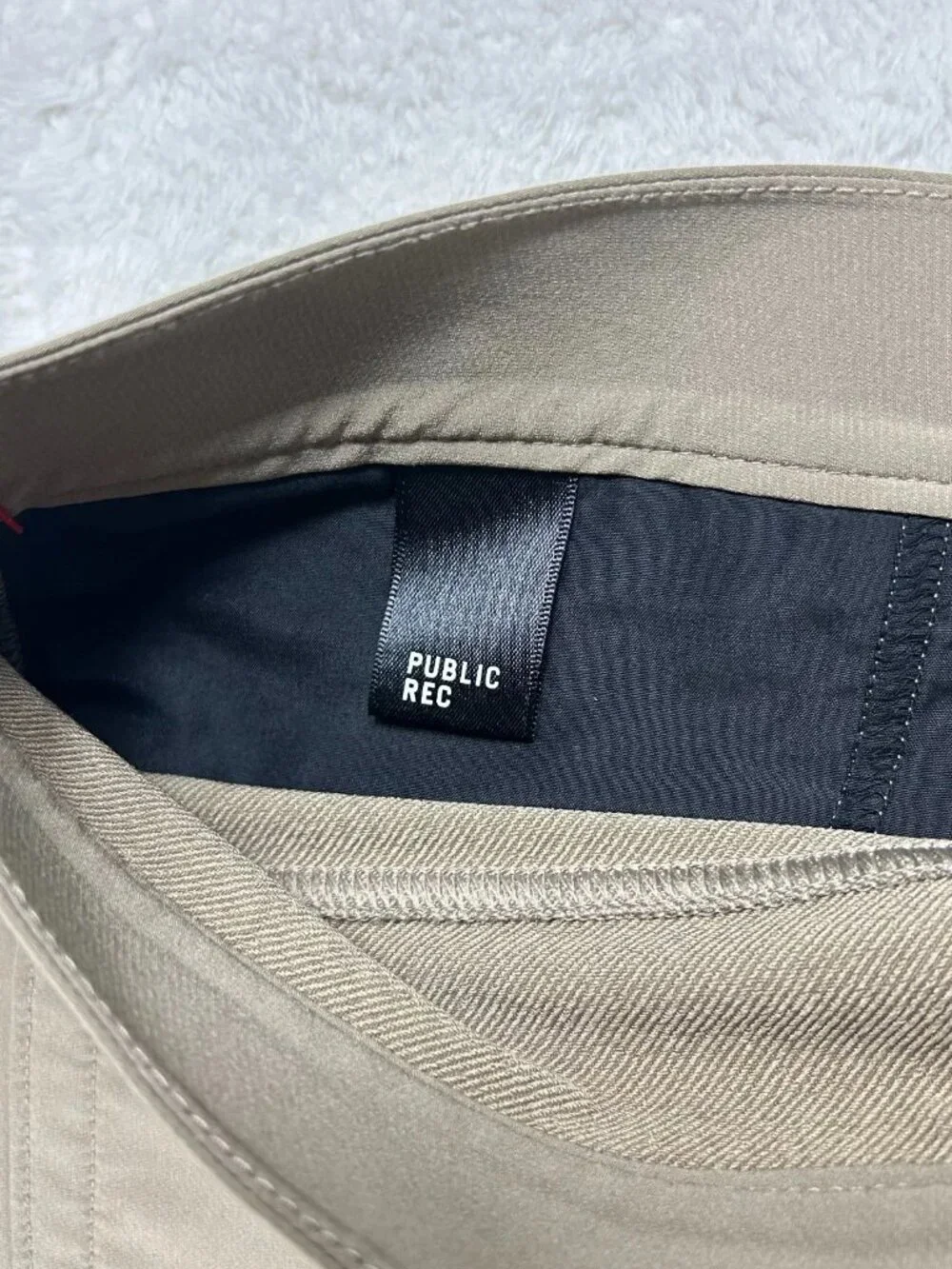 Public Rec Chino Pants Mens 36/30 Brown Stretch Performance Golf Straight Leg